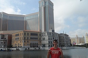 Die Fassade des Venetian und sein zukünftiger Manager