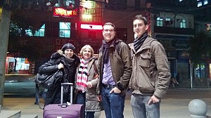 Der erste Abend in Wuhan