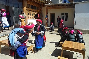 Auf der tibetischen Geburtstagspary