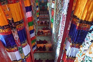 Was treiben die Mönche wohl da unten?