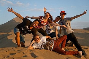 Endlich oben angekommen!