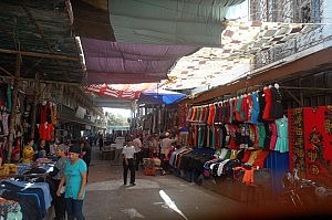 Auf dem Basar in Tulufan