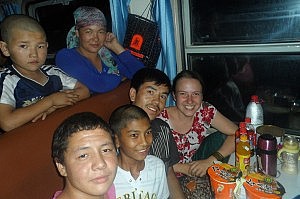 Viele nette Bekanntschaften auf der Reise