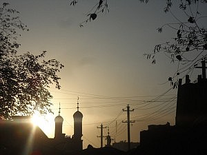 Abendstimmung in Kashgar