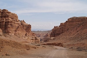 Der Sharyn Canyon, vollkommene Stille.