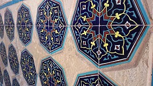 Wunderschoene Verzierung in Turkistan