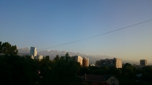 Almaty und seine Berge