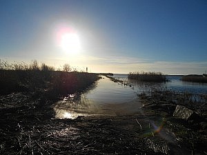 Der überspülte Weg