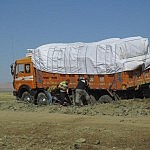 Ohje, wie lange die wohl noch brauchen, bis sie wieder fahren können?