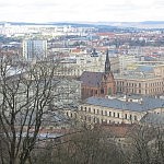Blick auf die Stadt von der Spilberk-Burg aus