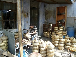 Handwerker bei der Arbeit I