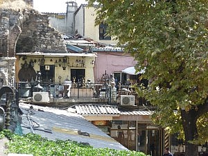 Eine der Werkstätten. Hier werden die Spitzen für die Moscheen hergestellt.