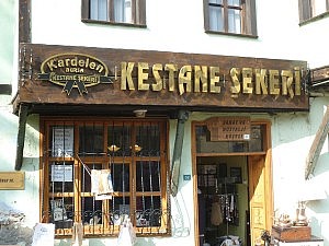 Hier können die Kastanienköstlichkeiten gekauft werden