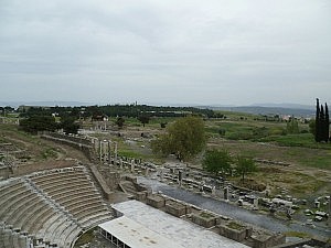 Blick vom Theater aus