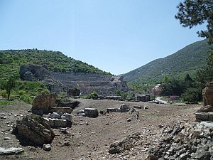 Blick auf das Theater