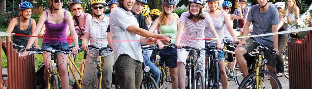 Start der »kulturweit«-Fahrradkarawanen!