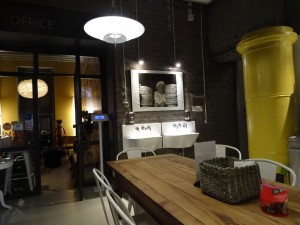 Die Gemeinschaftsküche im Hostel