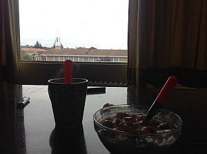 Das erste Frühstück