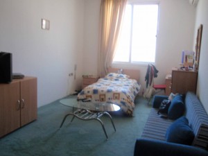 Blick in mein Appartment