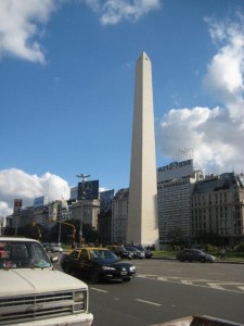 Obelisk der Plaza de la República. Immer diese Freimaurer.