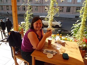 Dana am wohl letzten schönen warmen Tag in diesem Jahr (14.9.)