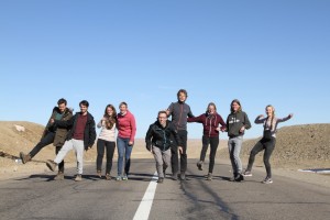 Start of the trip - great excitement!