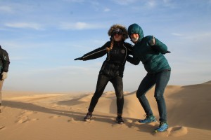 yeah on top of the dune!