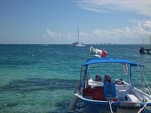 Isla Mujeres mit Ausblick auf Cancun