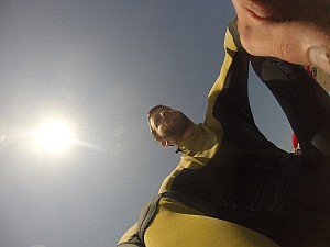 eine Runde Pause am Strand; im Wetsiut