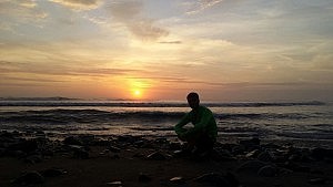 Sonnenuntergang geniesen