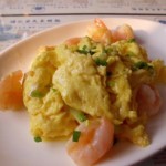 Rührei mit Shrimps