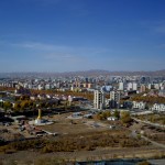 Blick auf die mongolische Hauptstadt