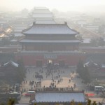 Der Smog in Peking ist unübersehbar