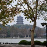 Die berühmte Pagode in Hangzhou - traditionelles Bild für China, auch auf den Geldscheinen