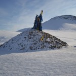 Steinhaufen wie diese gibt es sehr viele in der Mongolei, vor allem auf dem Land