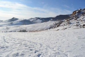 Nicht "Spuren im Sand", sondern eher "Spuren im Schnee"