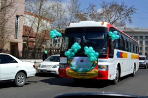 Geschmückte Busse hat man in der letzten Woche viel gesehen. Alle Absolventen feierten das Glockenfest