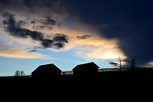 Ein traumhaftes Landschaftsbild - entstand am letzten Abend des Ausflugs