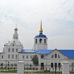 Eine russisch-orthodoxe Kirche in der Hauptstadt Burjatiens