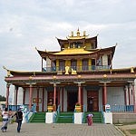 Das Zentrum des burjatischen Buddhismus - in einem Tempel sitzt sogar ein toter Lama