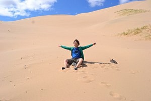 Frei zu sein und weit und breit nur Sand, das ist die Wüste Gobi