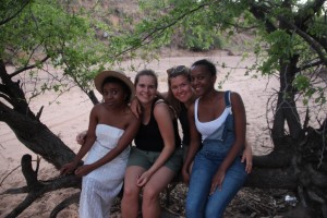 Ndeshi. Maria. Me. Lizelle