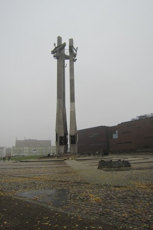 Das Denkmal für die gefallenen Werftarbeiter