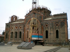 die zerstörte Erlöserkirche