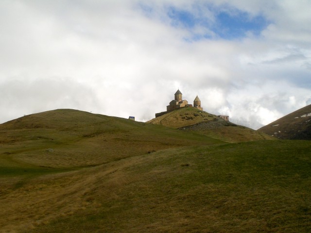 Kloster am Fuße des Kasbek