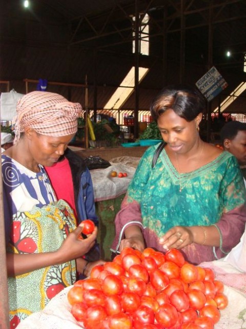 Feilschen um Tomaten
