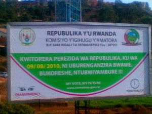 Im August waehlen die Ruander ihren Praesidenten.. zum zweiten Mal seit dem Genozid