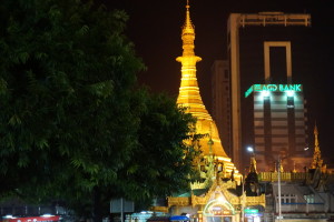 Sule Pagoda and AGD skyscraper