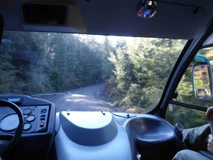 Schotterpiste in den Bergen