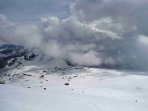 Wolken ziehen auf...